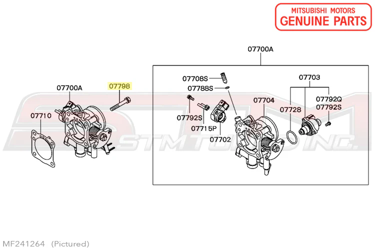 Mitsubishi Throttle Body Bolt - Evo 4-9 / 3000GT/Stealth - Image 3