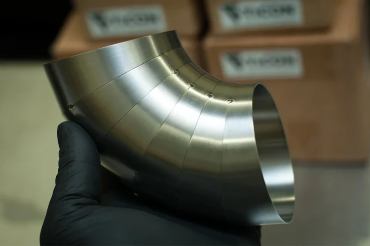Ticon Titanium Pie Cuts (90° Bend) Loose Radius 039" Wall - Image 2