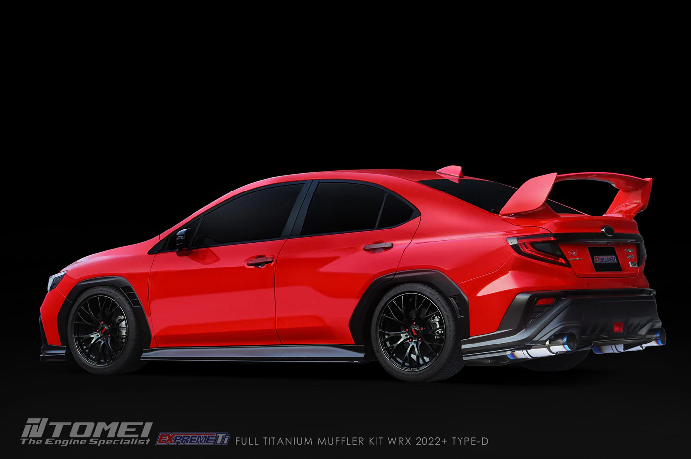 Tomei Expreme Titanium Type-D Dual Exit Exhaust for 2022+ WRX VB (TB6090-SB06B) - Image 3