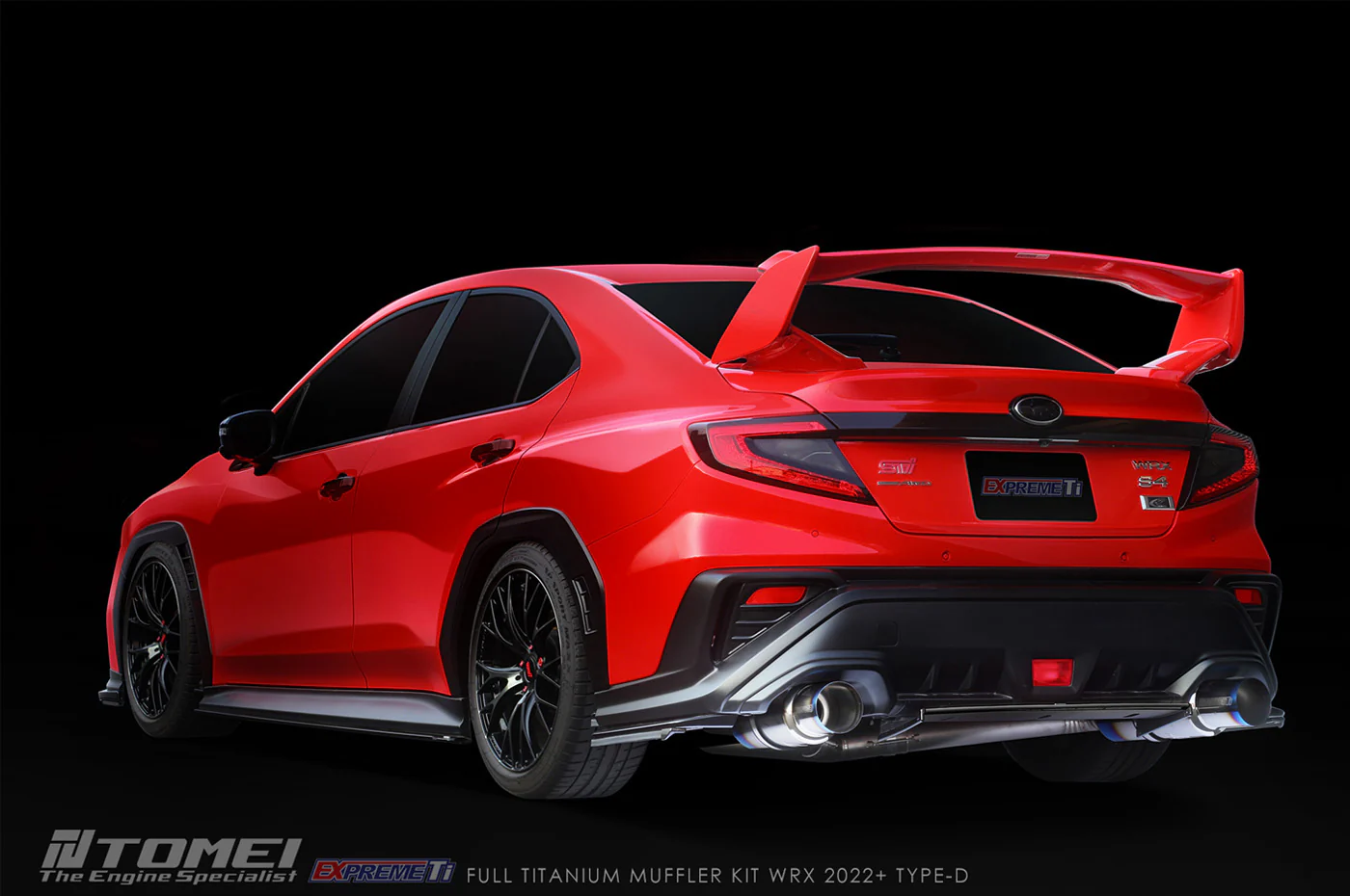 Tomei Expreme Titanium Type-D Dual Exit Exhaust for 2022+ WRX VB (TB6090-SB06B) - Image 4