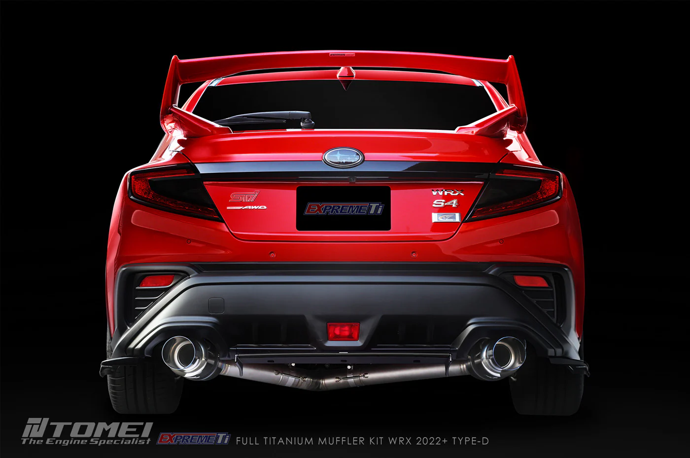 Tomei Expreme Titanium Type-D Dual Exit Exhaust for 2022+ WRX VB (TB6090-SB06B) - Image 5