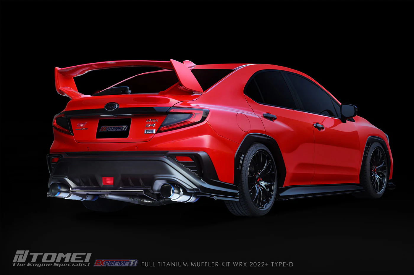 Tomei Expreme Titanium Type-D Dual Exit Exhaust for 2022+ WRX VB (TB6090-SB06B) - Image 6