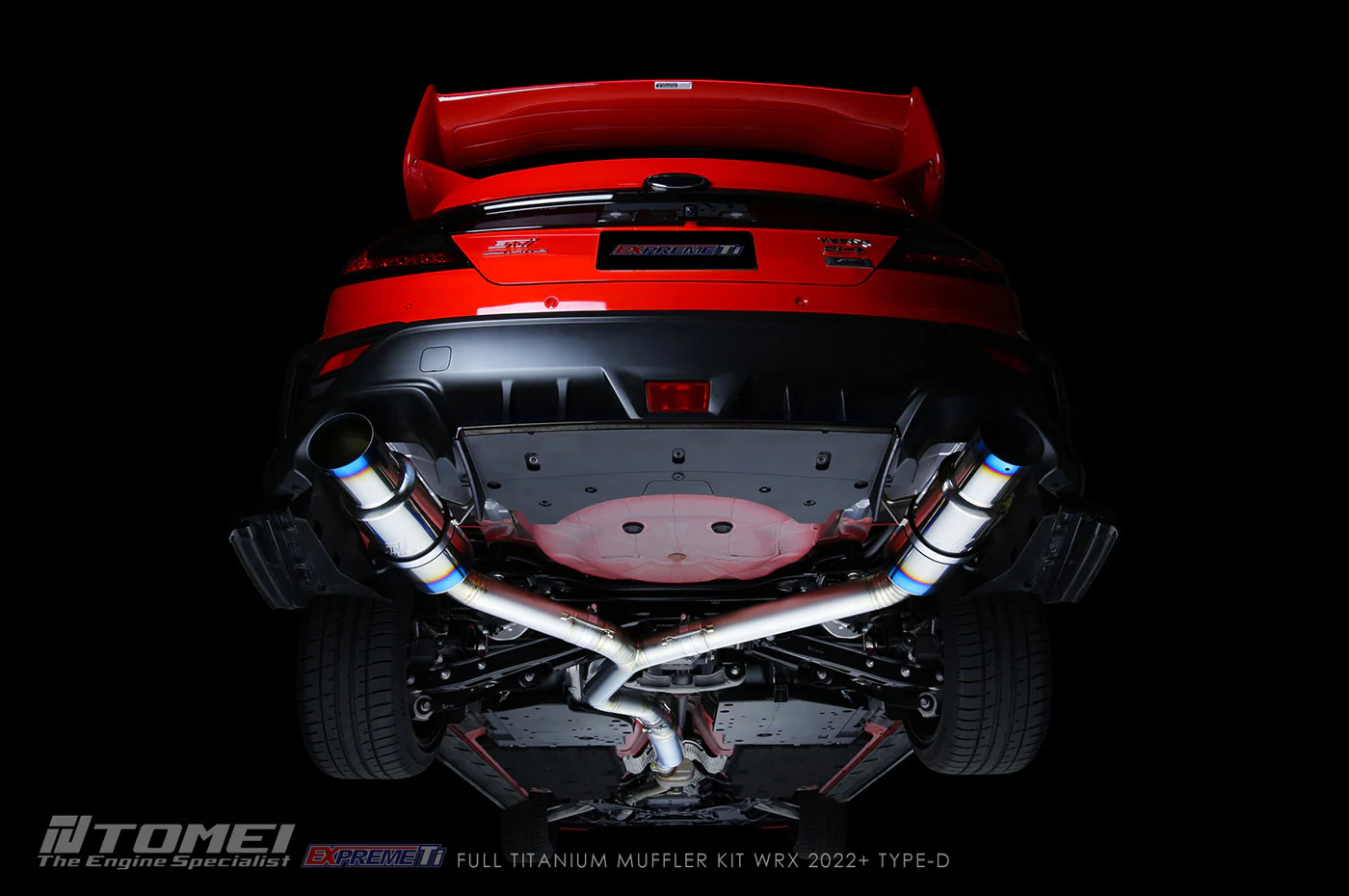 Tomei Expreme Titanium Type-D Dual Exit Exhaust for 2022+ WRX VB (TB6090-SB06B) - Image 7