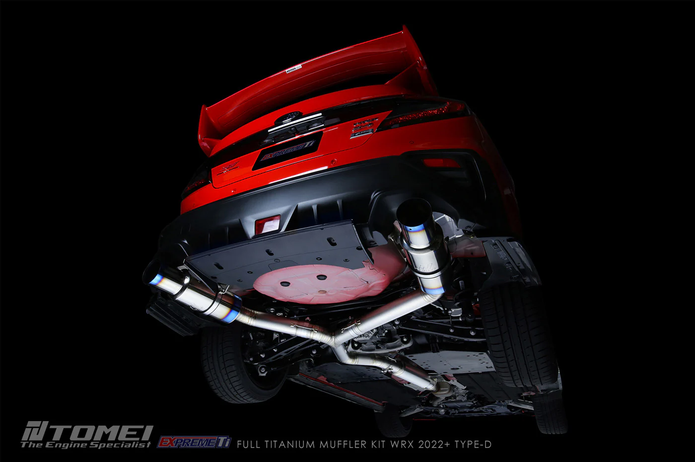 Tomei Expreme Titanium Type-D Dual Exit Exhaust for 2022+ WRX VB (TB6090-SB06B) - Image 8