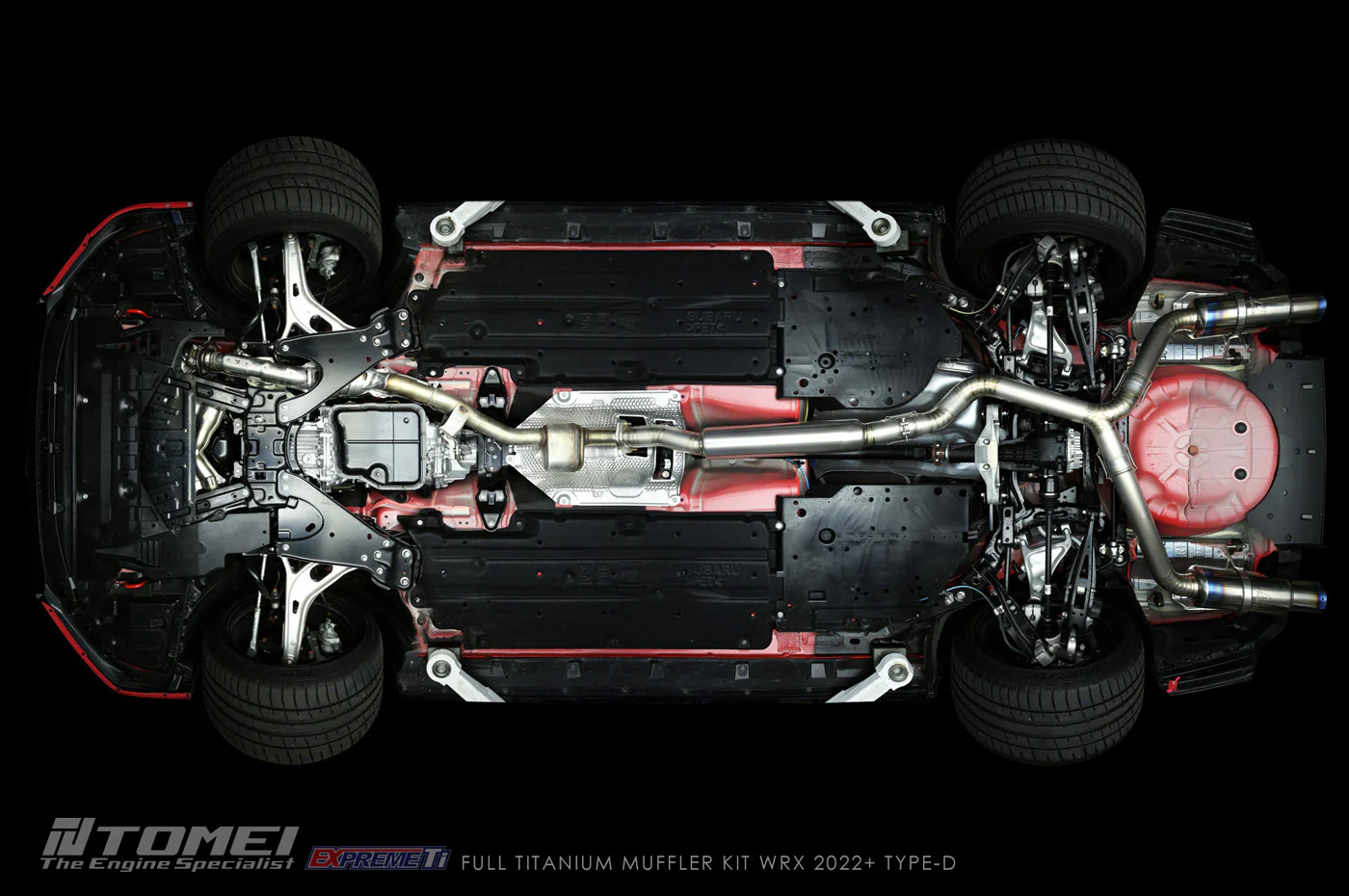 Tomei Expreme Titanium Type-D Dual Exit Exhaust for 2022+ WRX VB (TB6090-SB06B) - Image 9