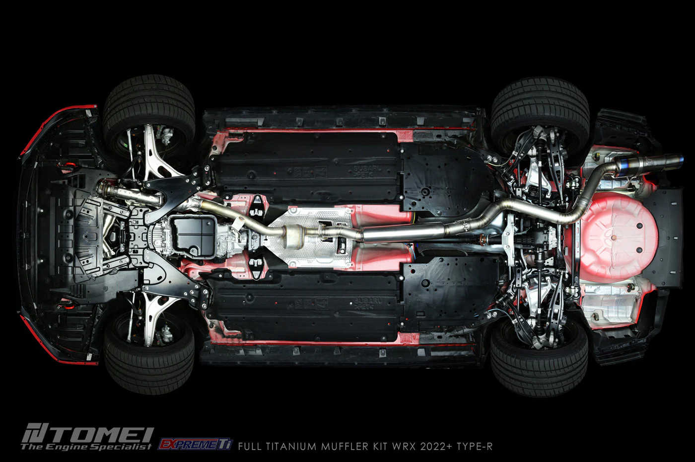 Tomei Expreme Titanium Type-R Exhaust for 2022+ WRX VB (TB6090-SB06A) - Image 10