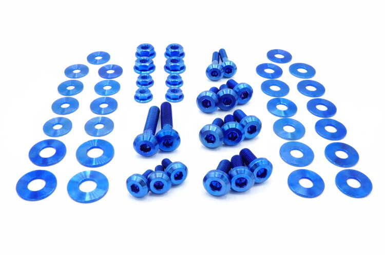 Dress Up Bolts Titanium Stage 1 Engine Bay Kit for 2020+ Supra GR (TOY-008) - Image 3