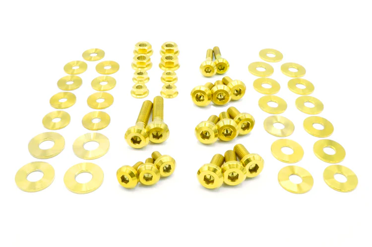 Dress Up Bolts Titanium Stage 1 Engine Bay Kit for 2020+ Supra GR (TOY-008) - Image 4