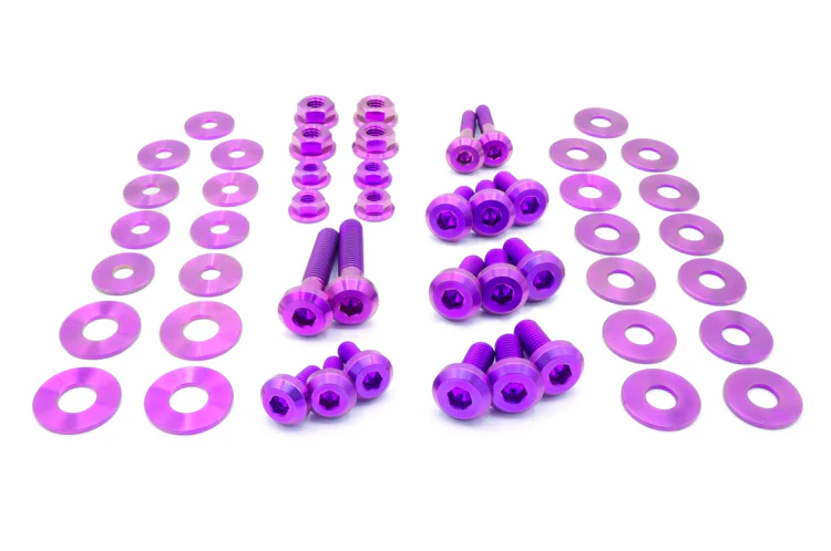 Dress Up Bolts Titanium Stage 1 Engine Bay Kit for 2020+ Supra GR (TOY-008) - Image 5