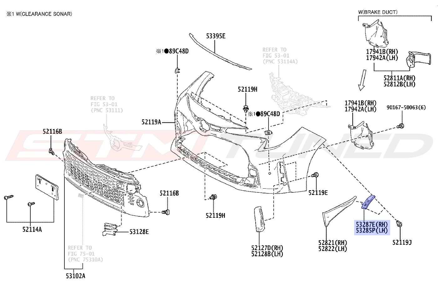 Toyota OEM Air Intake Guide Duct for 2023+ Corolla GR - Image 5