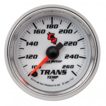 Transmission Temp: 100-260°F - C2 Stepper Motor Gauge (2 1/16") - Image 2