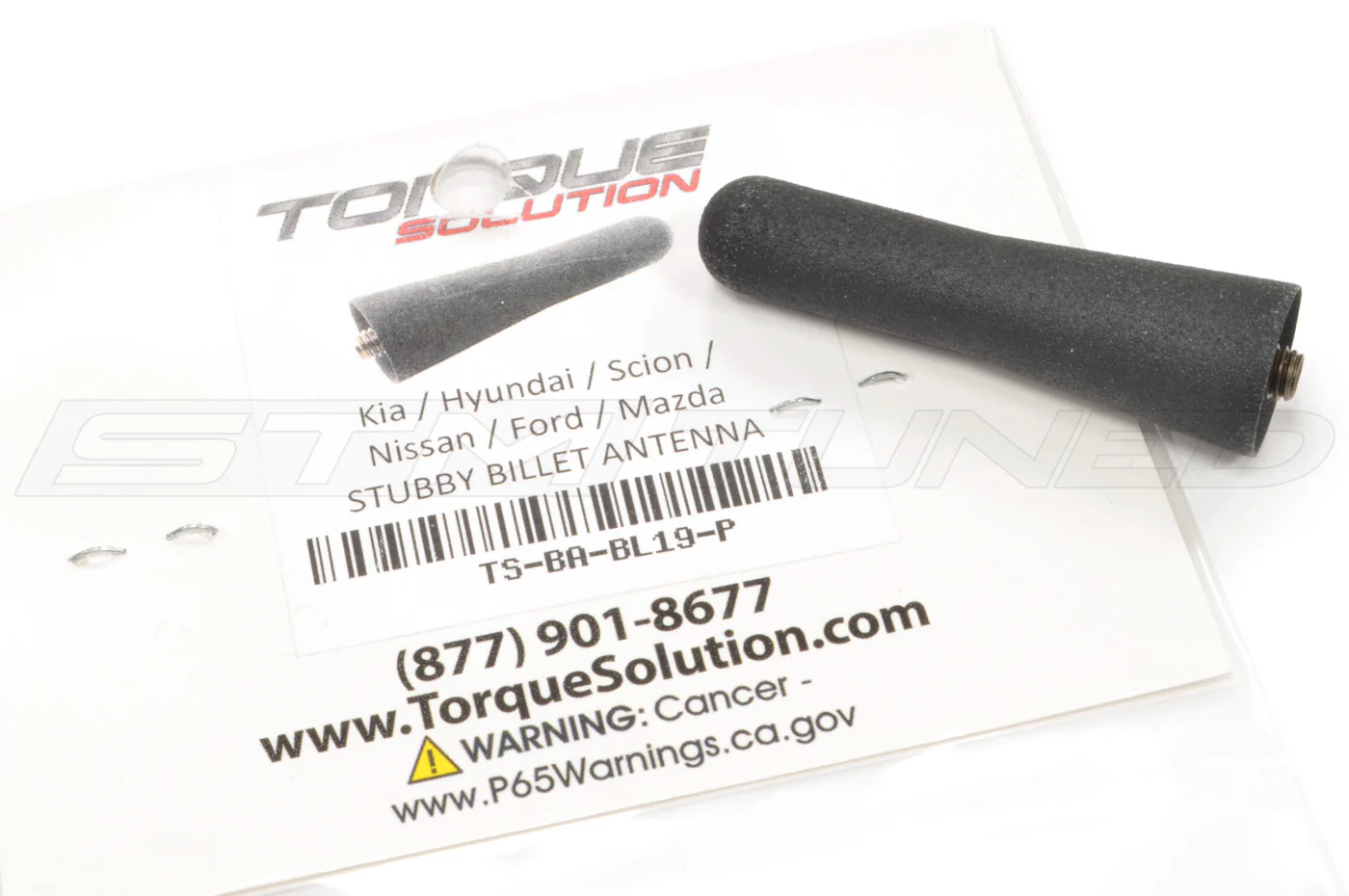 Torque Solution Stubby Antenna for 350Z 370Z BRZ Focus RS (TS-BA-BL19-P) - Image 3