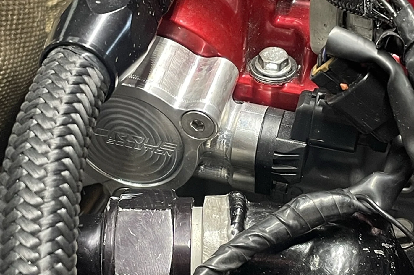 Torque Solution Billet Cam Sensor Housing for Evo 4/5/6/7/8 - Image 4