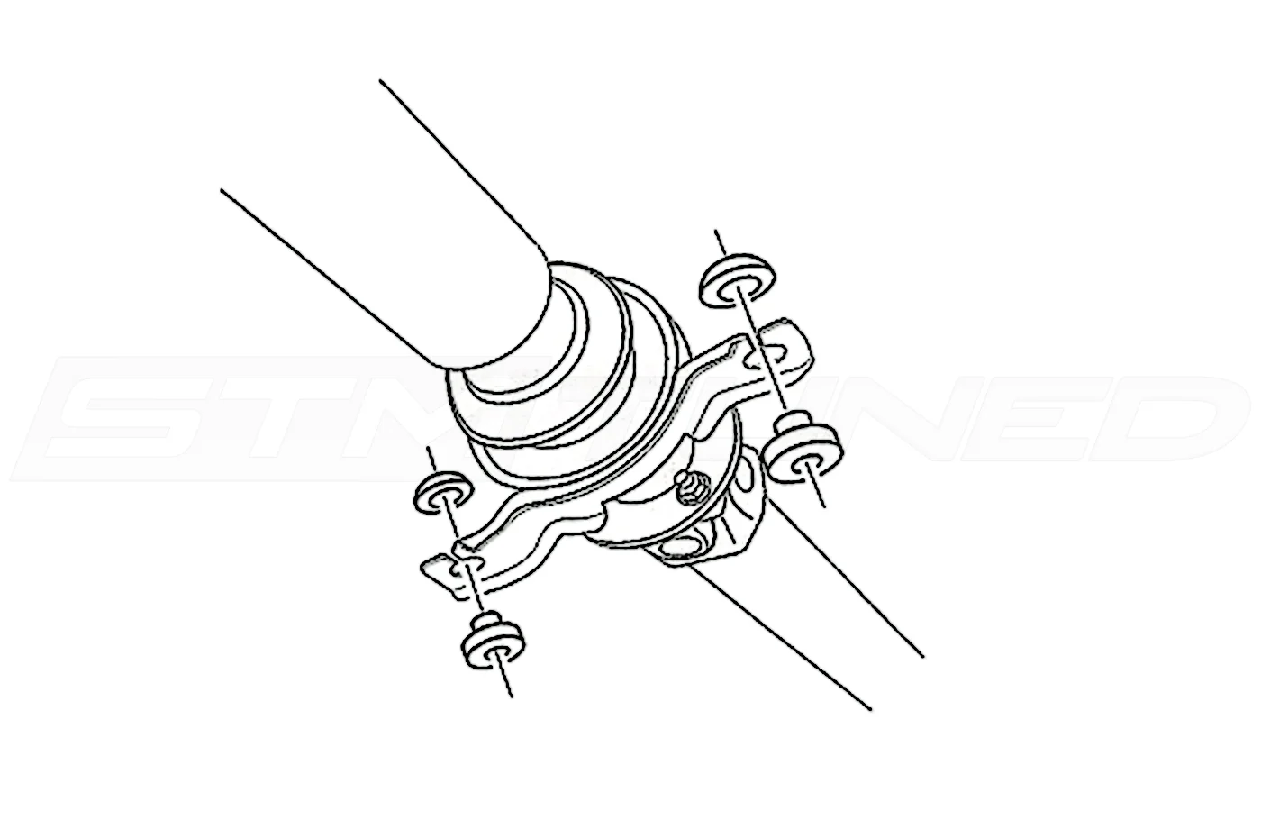 Torque Solution Drive Shaft Support Bushings for WRX STi BRZ (TS-SU-DSB) - Image 5
