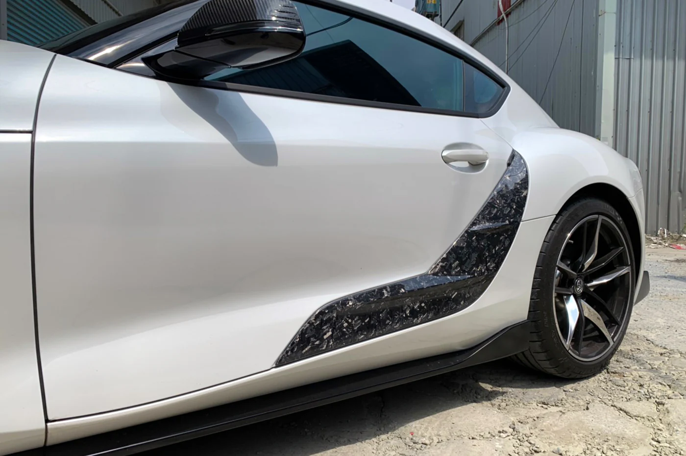 Rexpeed Carbon Fiber Door Garnishes for 2020 Supra - Image 3