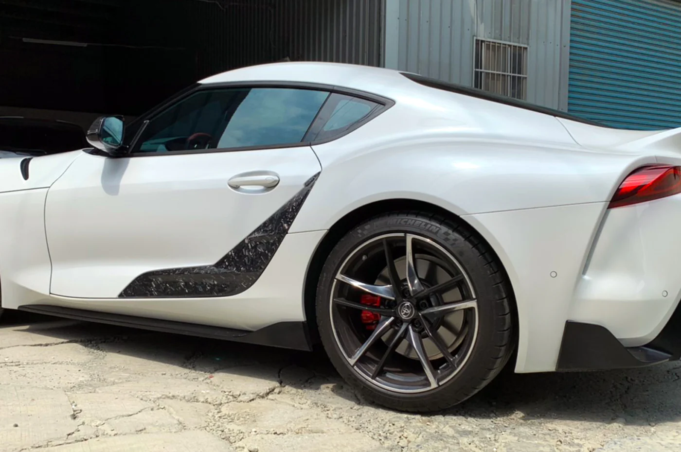 Rexpeed Carbon Fiber Door Garnishes for 2020 Supra - Image 4