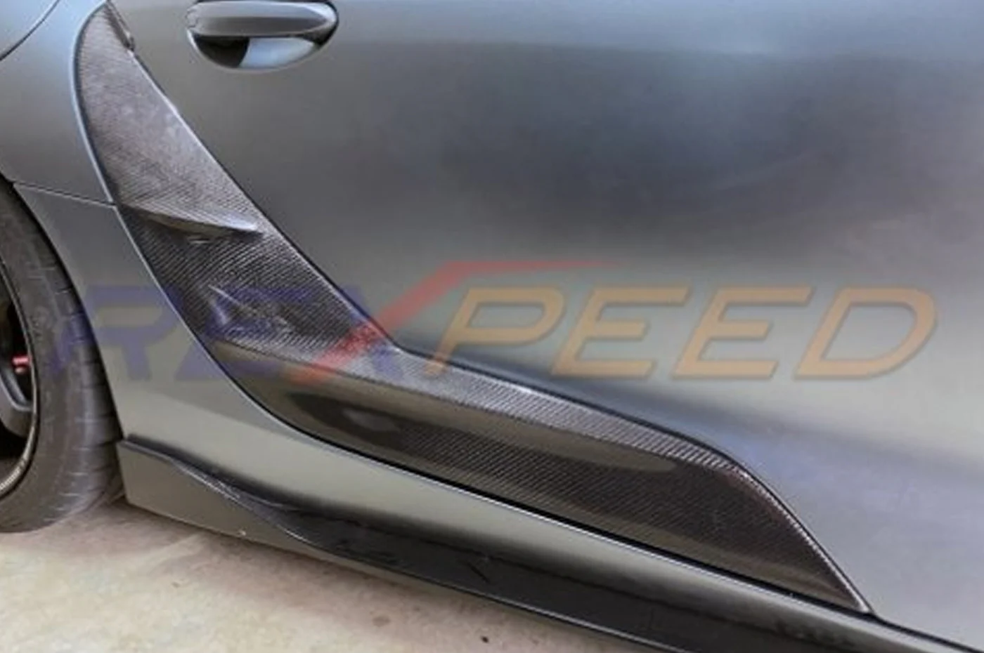 Rexpeed Carbon Fiber Door Garnishes for 2020 Supra - Image 9