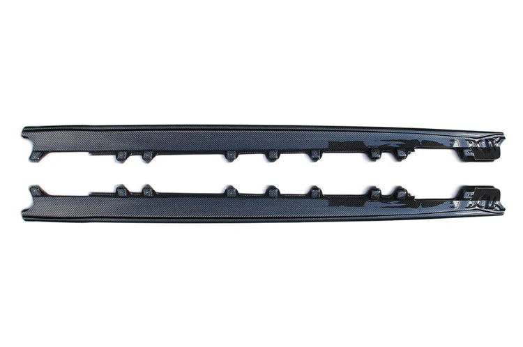 Rexpeed V2 Carbon Fiber Side Skirt Extensions for MKV Supra GR (TS10)