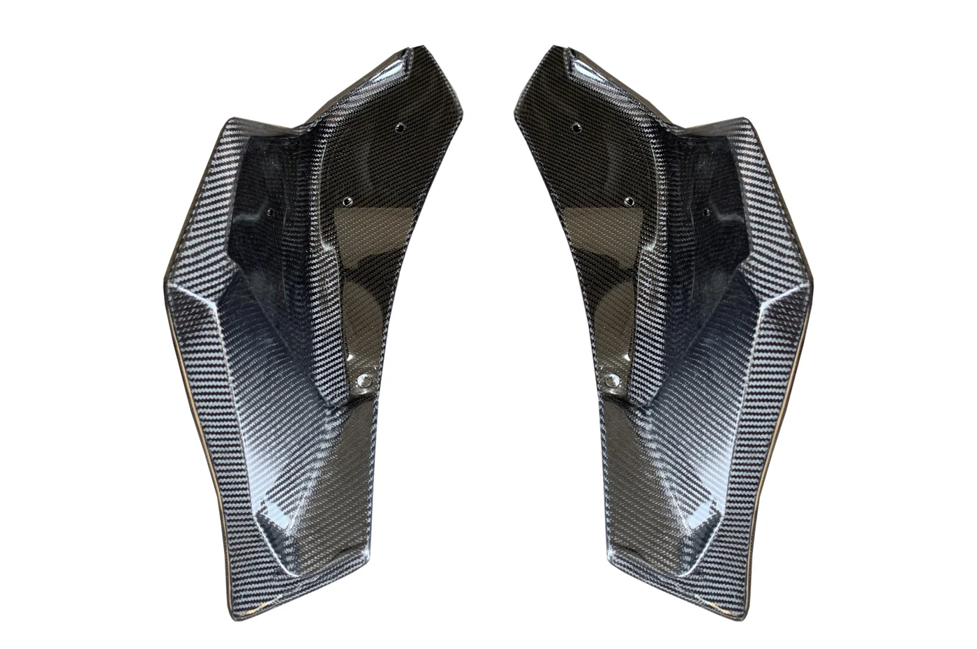Rexpeed V3 Carbon Fiber Rear Bumper Side Spats for 2020+ Supra GR