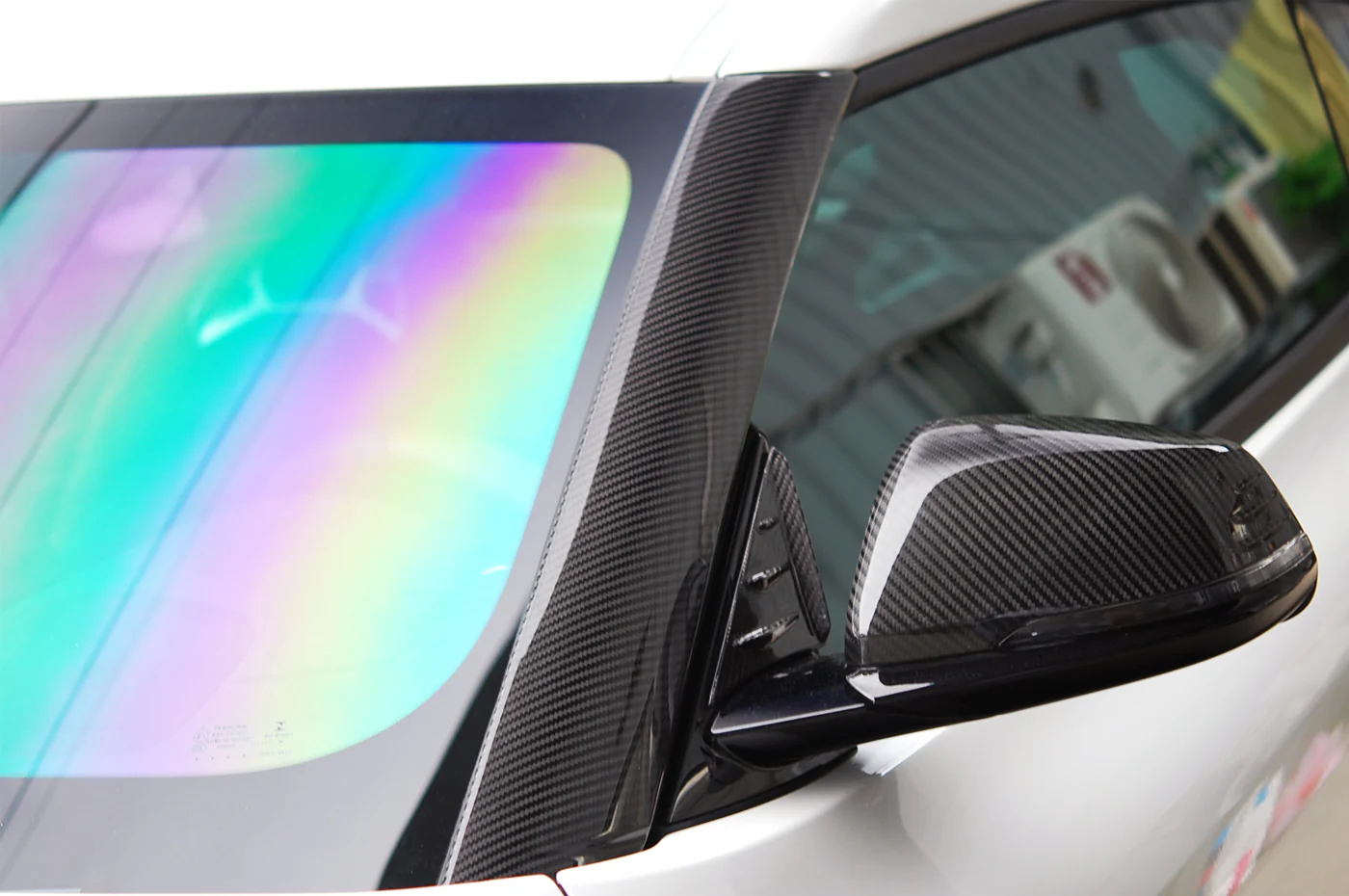 Rexpeed Carbon Fiber Exterior A Pillar Covers for 2020 Supra - Image 3