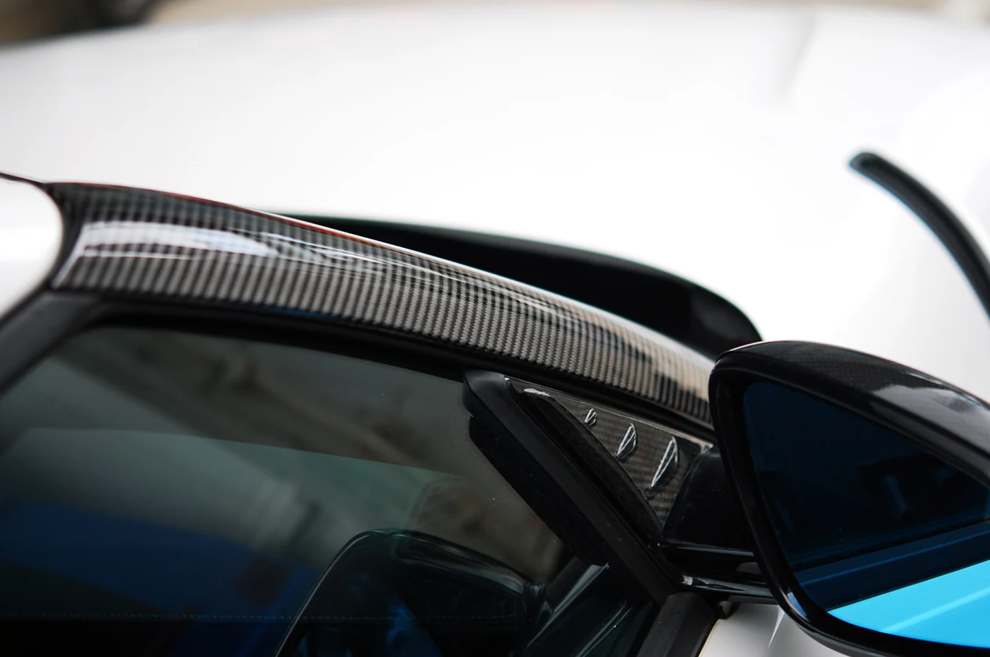 Rexpeed Carbon Fiber Exterior A Pillar Covers for 2020 Supra - Image 4