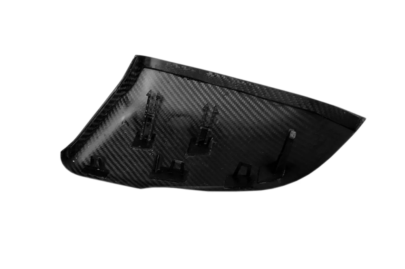 Rexpeed Dry Carbon Fiber Mirror Cap Replacements OEM Style for 2020+ Supra GR - Image 2