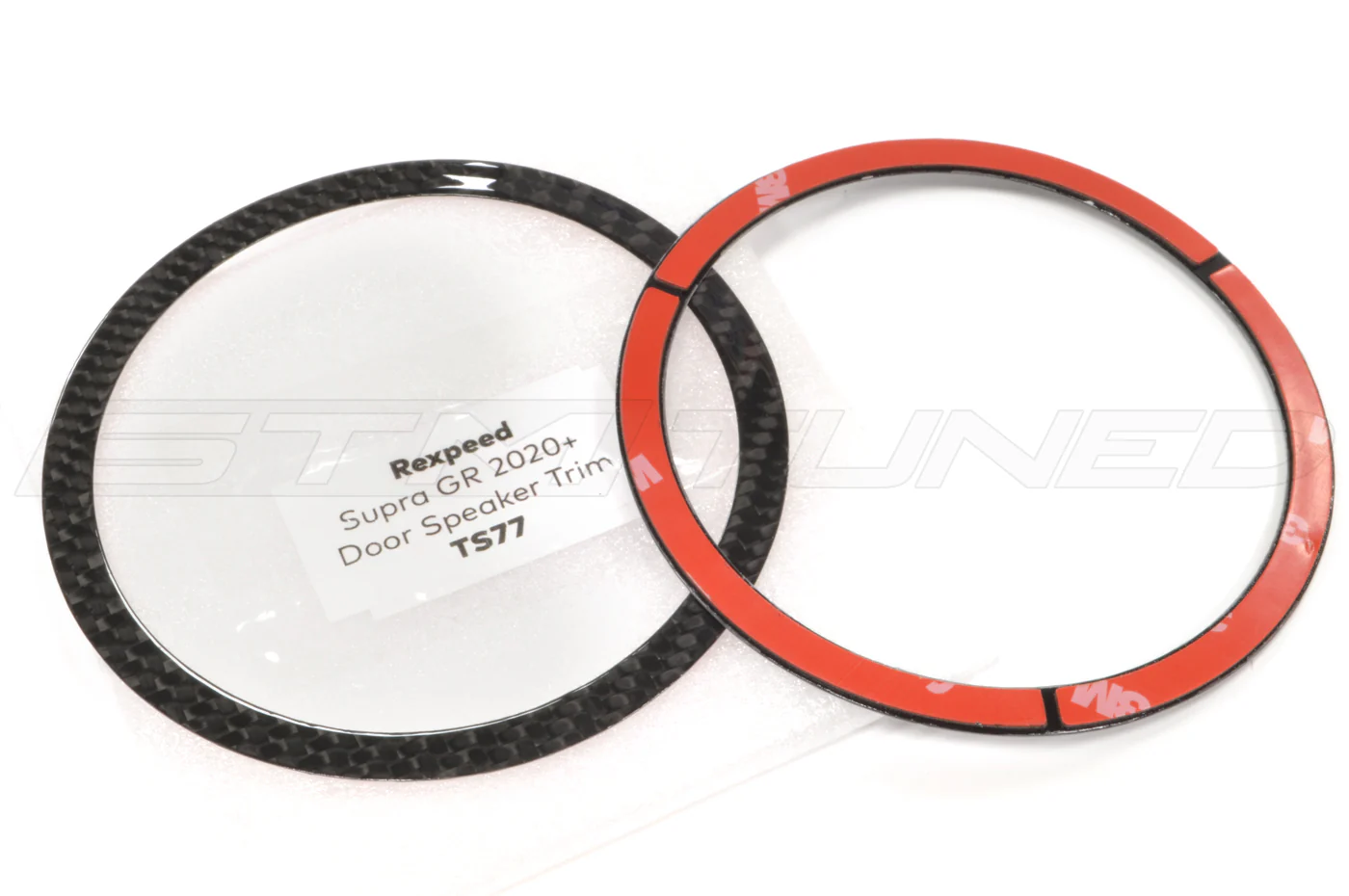Rexpeed Carbon Fiber Door Speaker Trim for 2020+ Supra GR (TS77) - Image 4