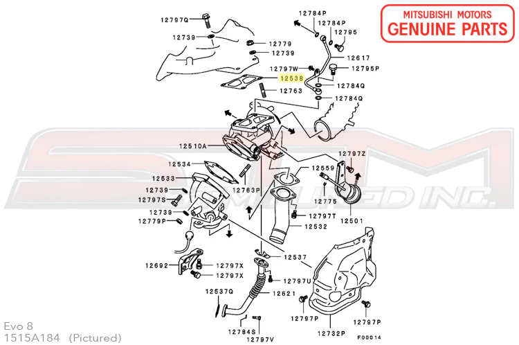 Mitsubishi Turbo to Manifold Gasket - Evo 4-9/X - Image 3