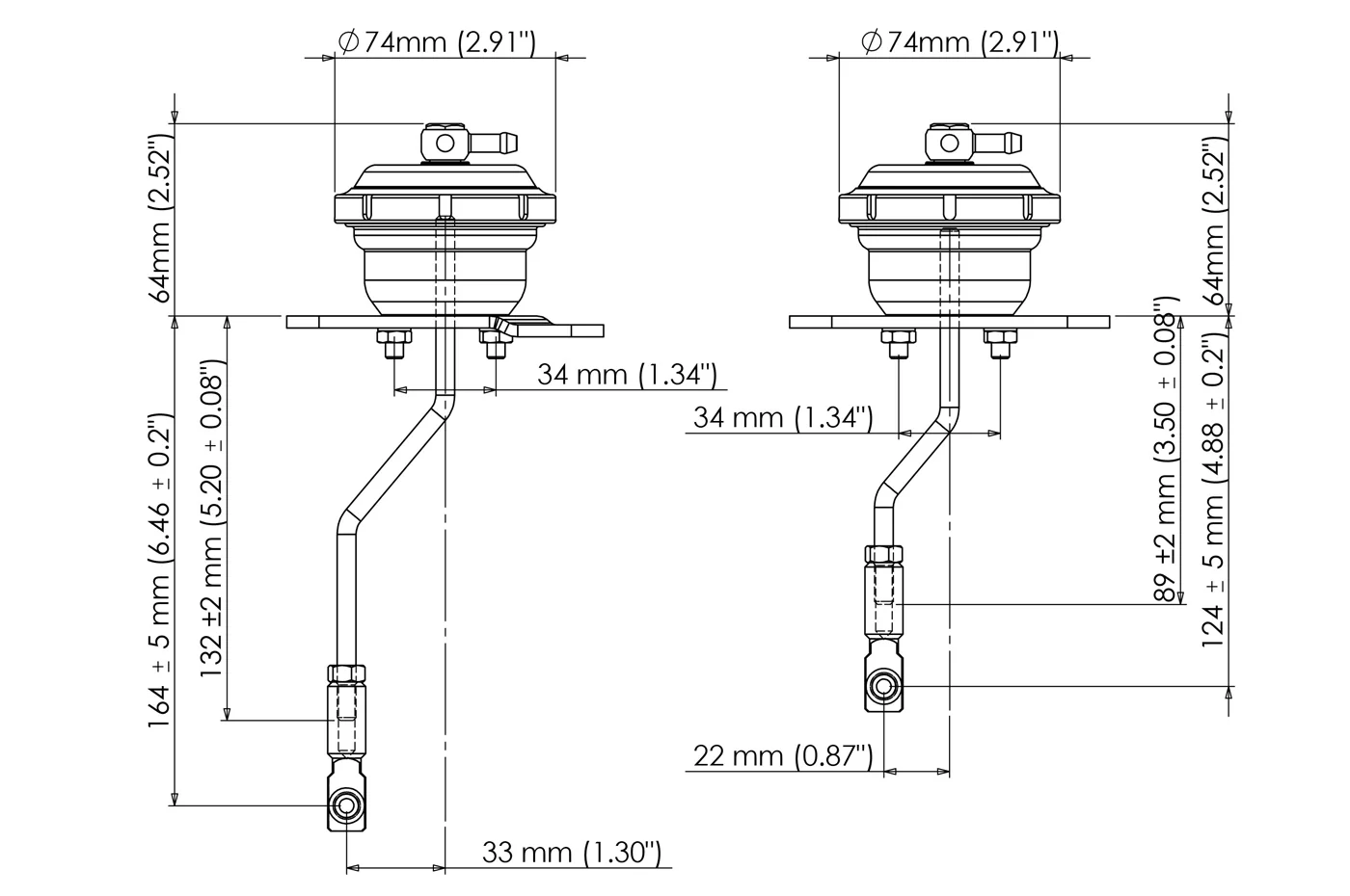Turbosmart IWG75 R35 GTR Wastegate Actuators - Image 4
