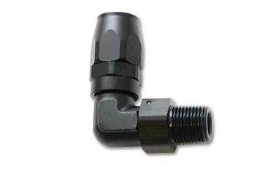 Vibrant Male NPT 90 Deg. Hose End Fittings
