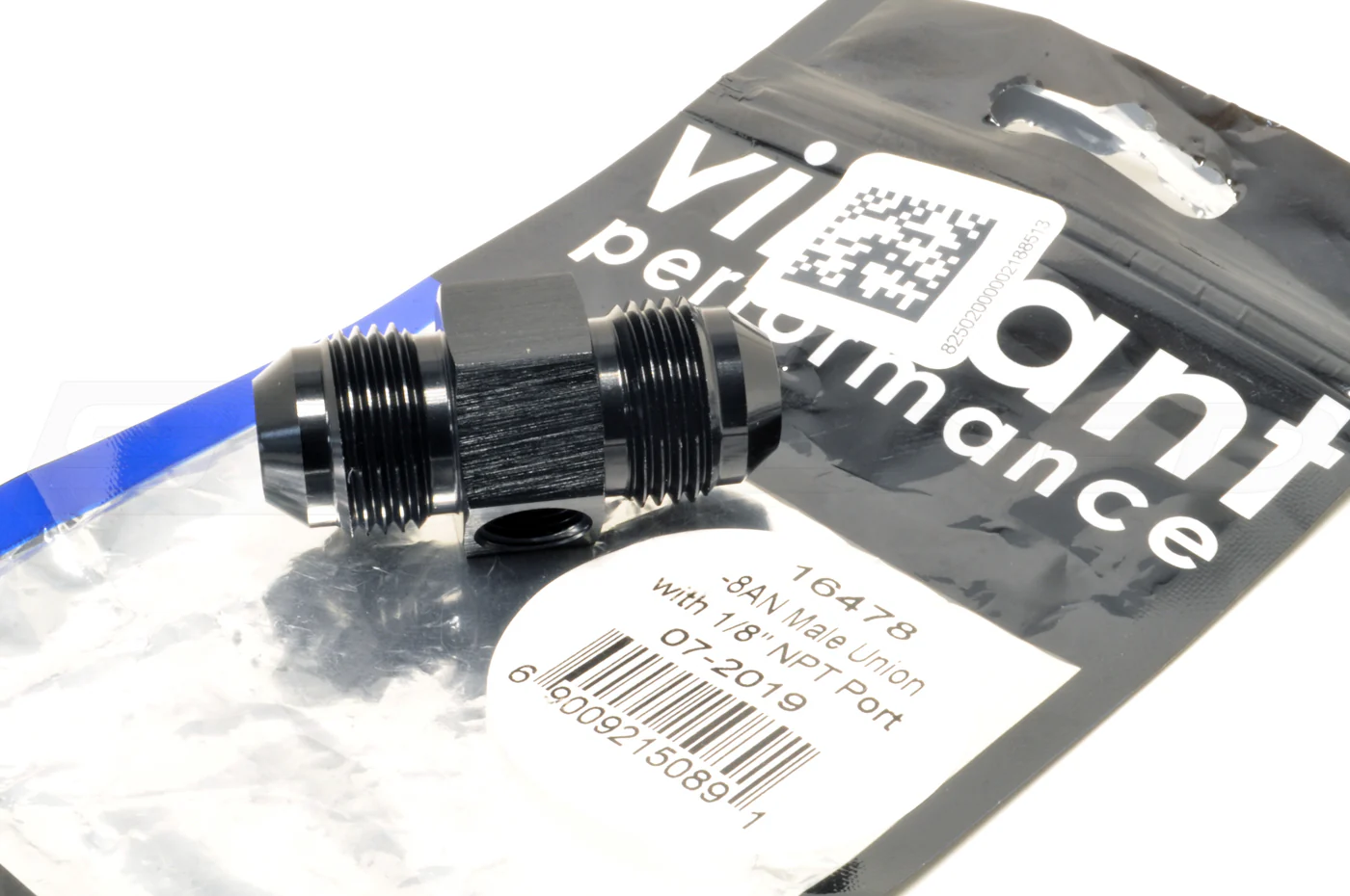 Vibrant Union Adapters with 1/8" NPT Port (Male AN to Male AN) - Image 3