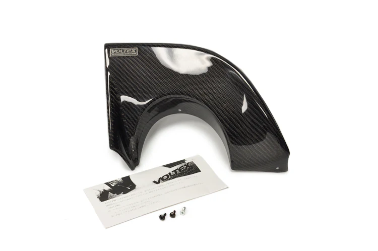 Voltex Carbon Fiber Exhaust Shield for JDM Evo 9 Bumper (VL-ER-2) - Image 2
