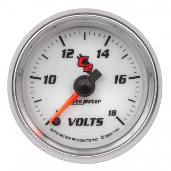 Voltmeter: 8-18V - C2 Stepper Motor Gauge (2 1/16") - Image 2
