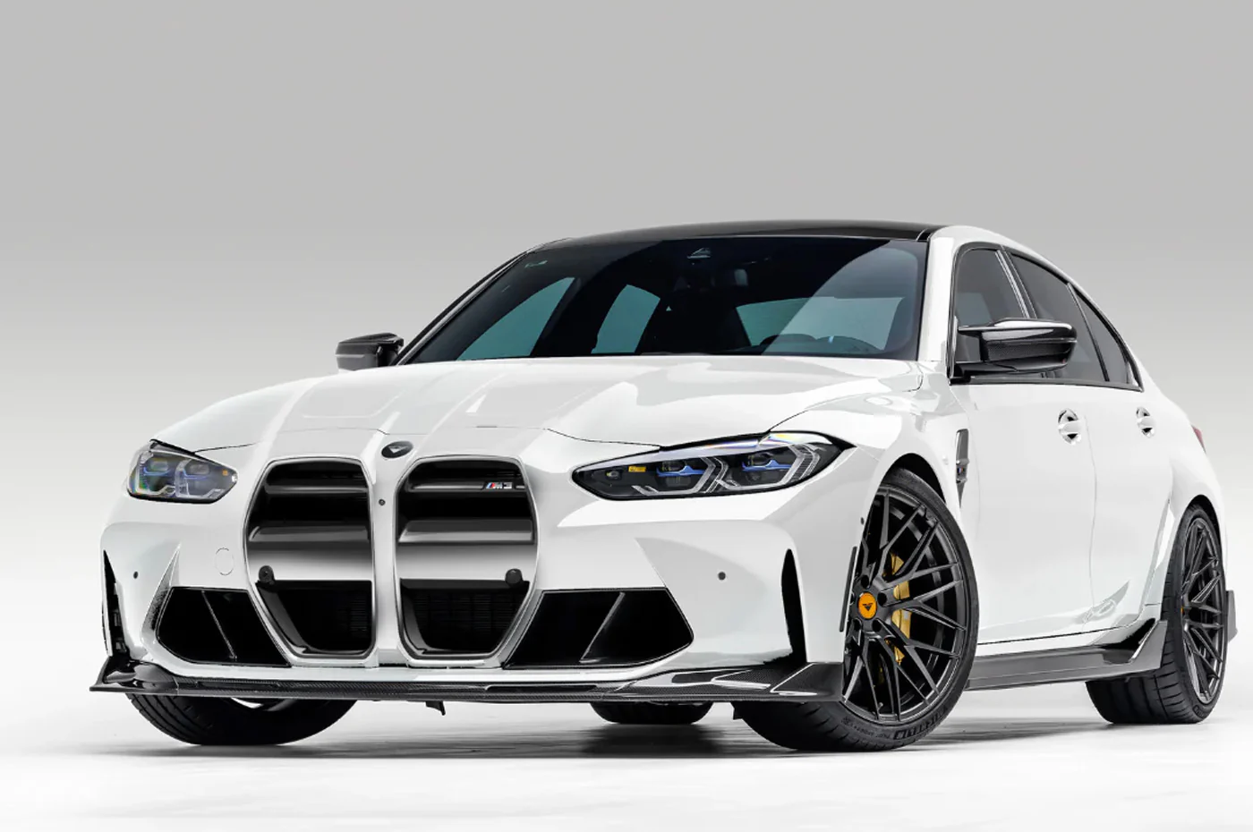 Vorsteiner BMW G8X M3/M4 Gloss Black ABS VRS Front Motorsport Grille (BMV3325) - Image 5