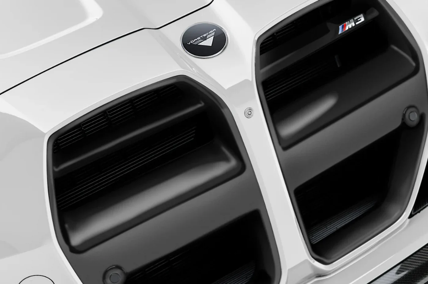 Vorsteiner BMW G8X M3/M4 Gloss Black ABS VRS Front Motorsport Grille (BMV3325) - Image 6