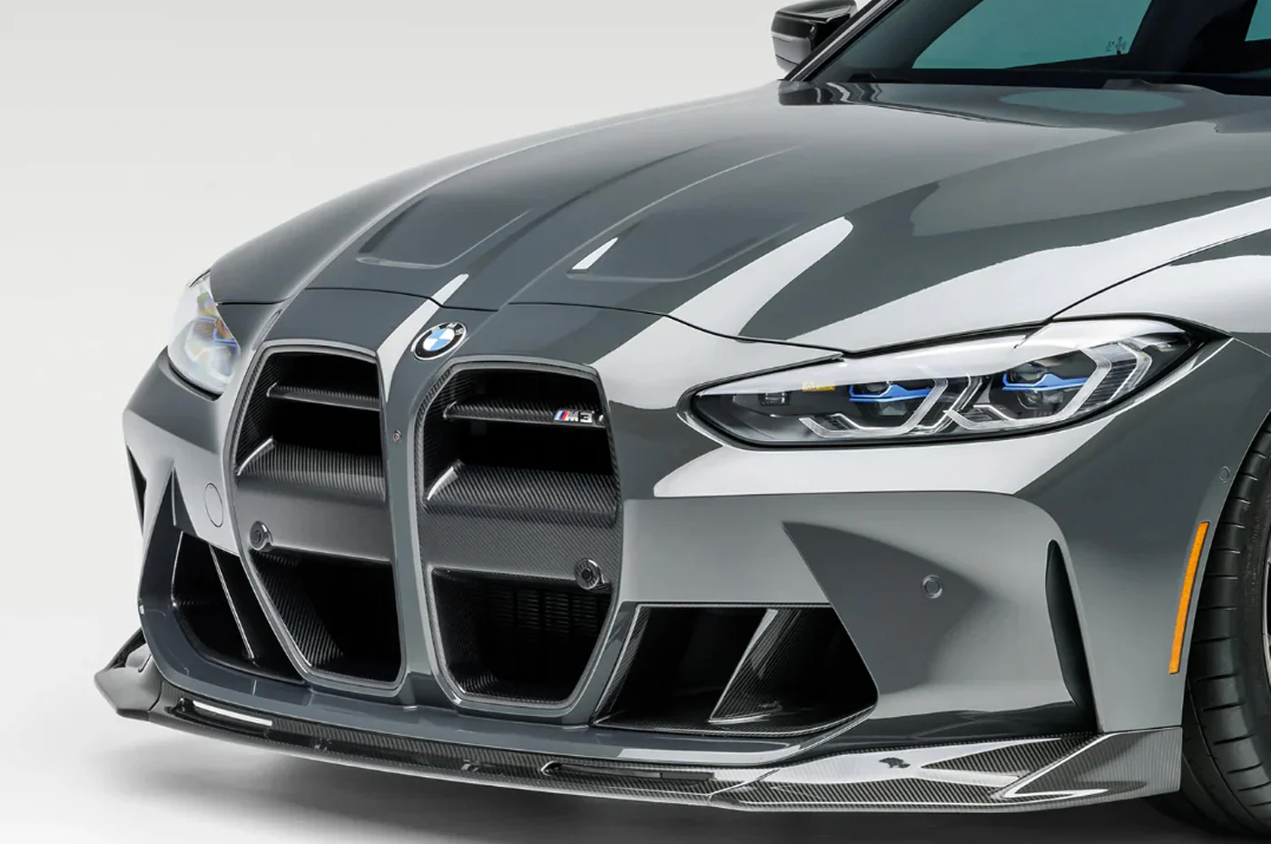 Vorsteiner BMW G8X M3/M4 Carbon Fiber Aero Front Spoiler (BMV3320) - Image 6