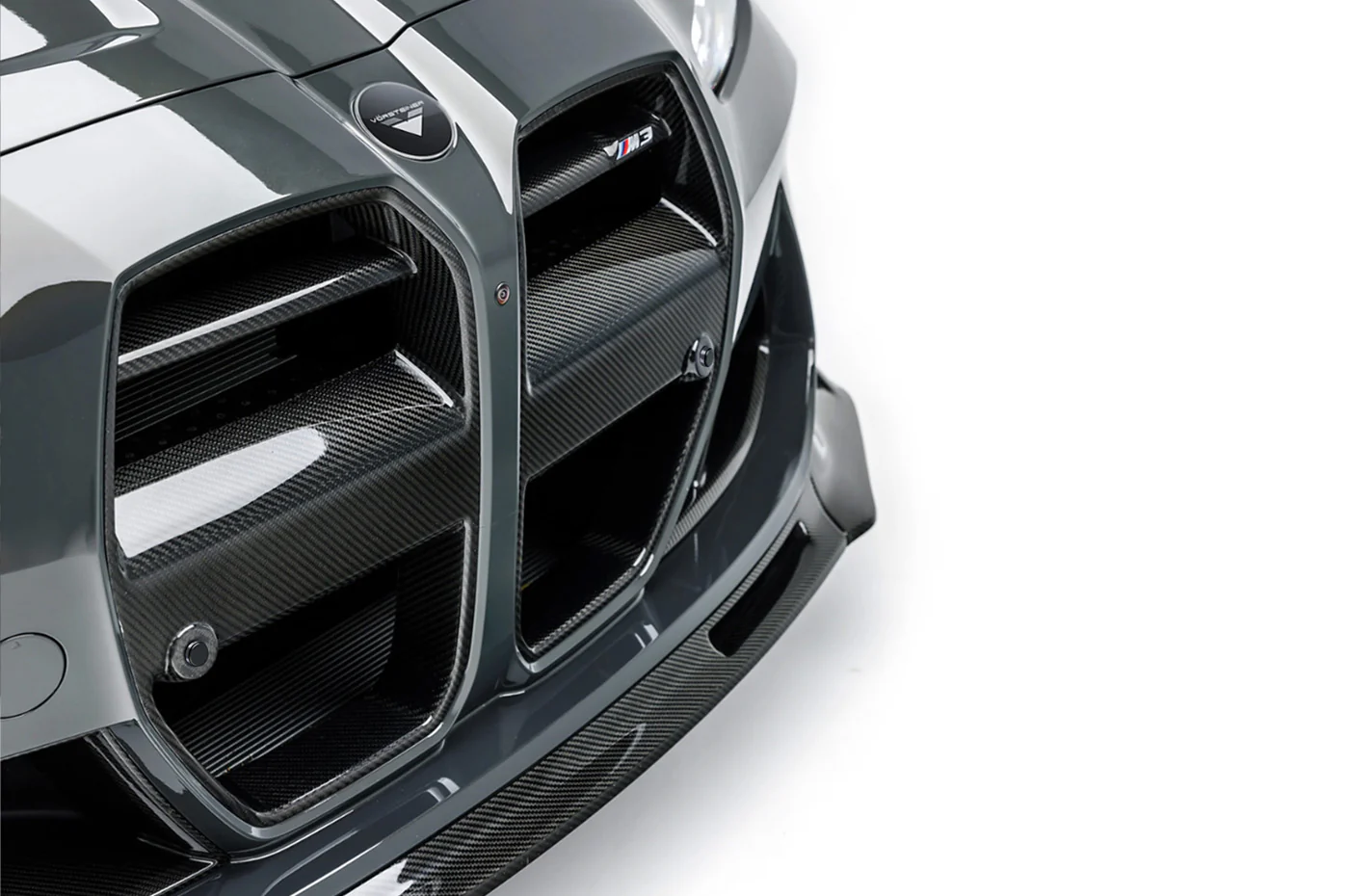 Vorsteiner BMW G8X M3/M4 Carbon Fiber VRS Front Motorsport Grille (BMV3005) - Image 7