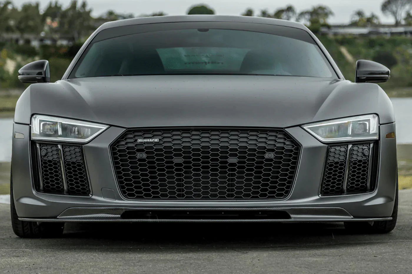 Vorsteiner Carbon Fiber Front Spoiler for 2016+ Audi R8 (VUD2120) - Image 3