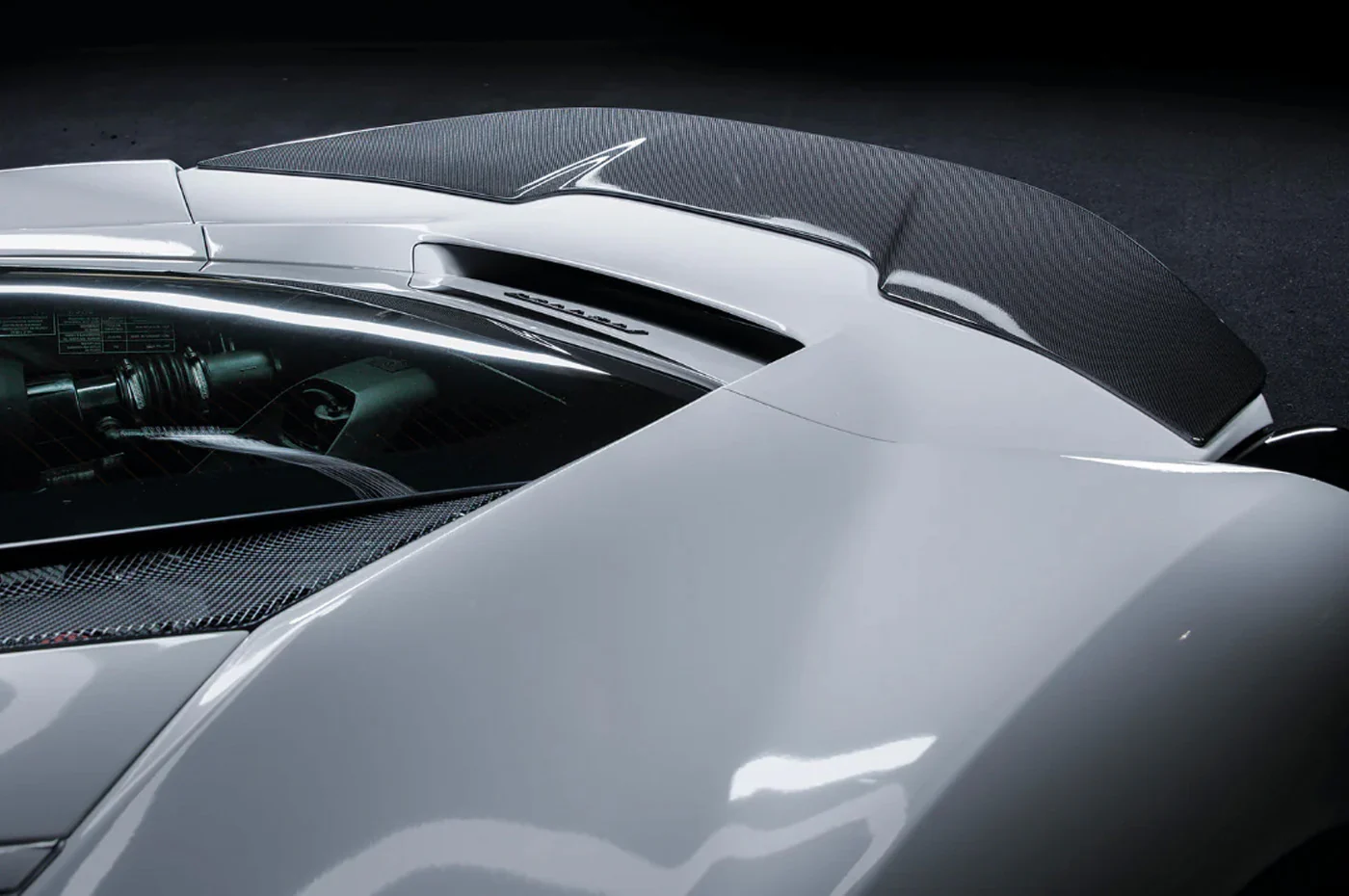 Vorsteiner Ferrari 488 Diavolo Carbon Fiber Decklid Spoiler (FRV2060) - Image 2