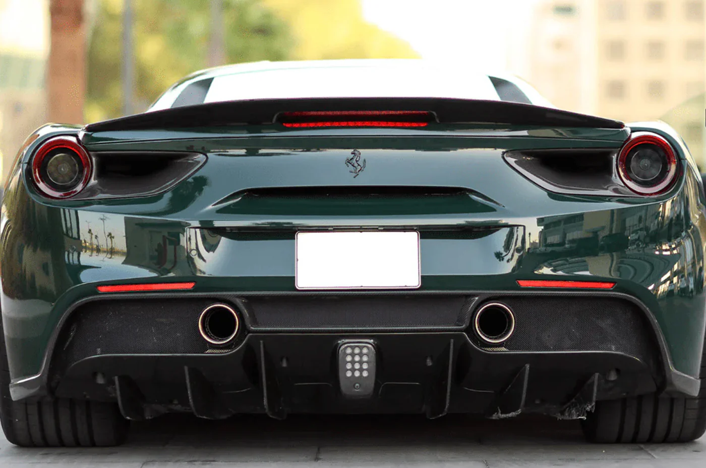 Vorsteiner Ferrari 488 Diavolo Carbon Fiber Decklid Spoiler (FRV2060) - Image 8