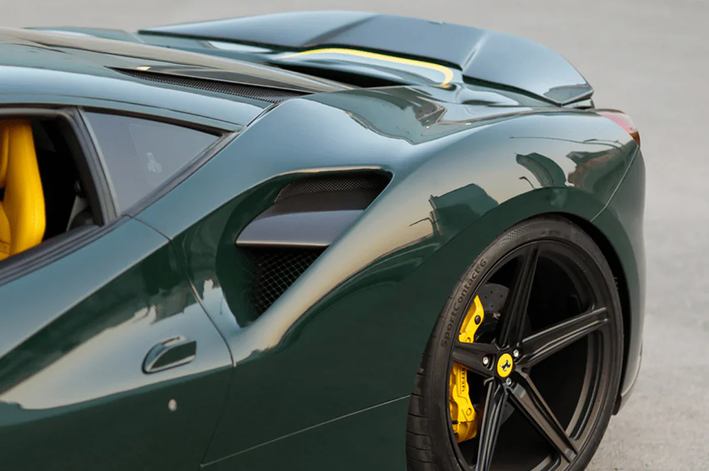 Vorsteiner Ferrari 488 Diavolo Carbon Fiber Decklid Spoiler (FRV2060) - Image 9