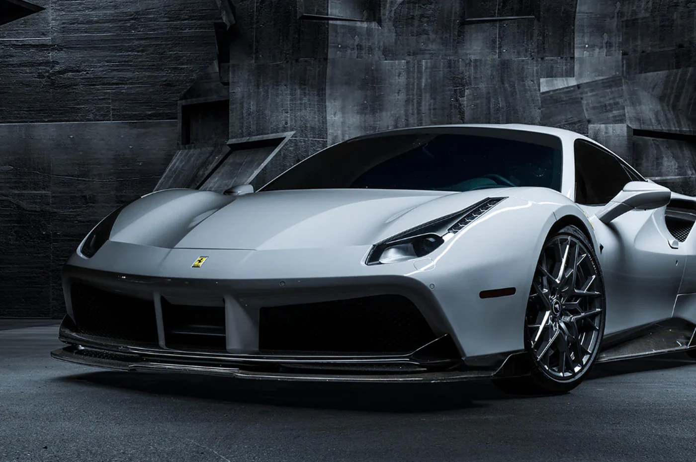 Vorsteiner Ferrari 488 Diavolo Carbon Fiber Front Spoiler (FRV2020) - Image 4