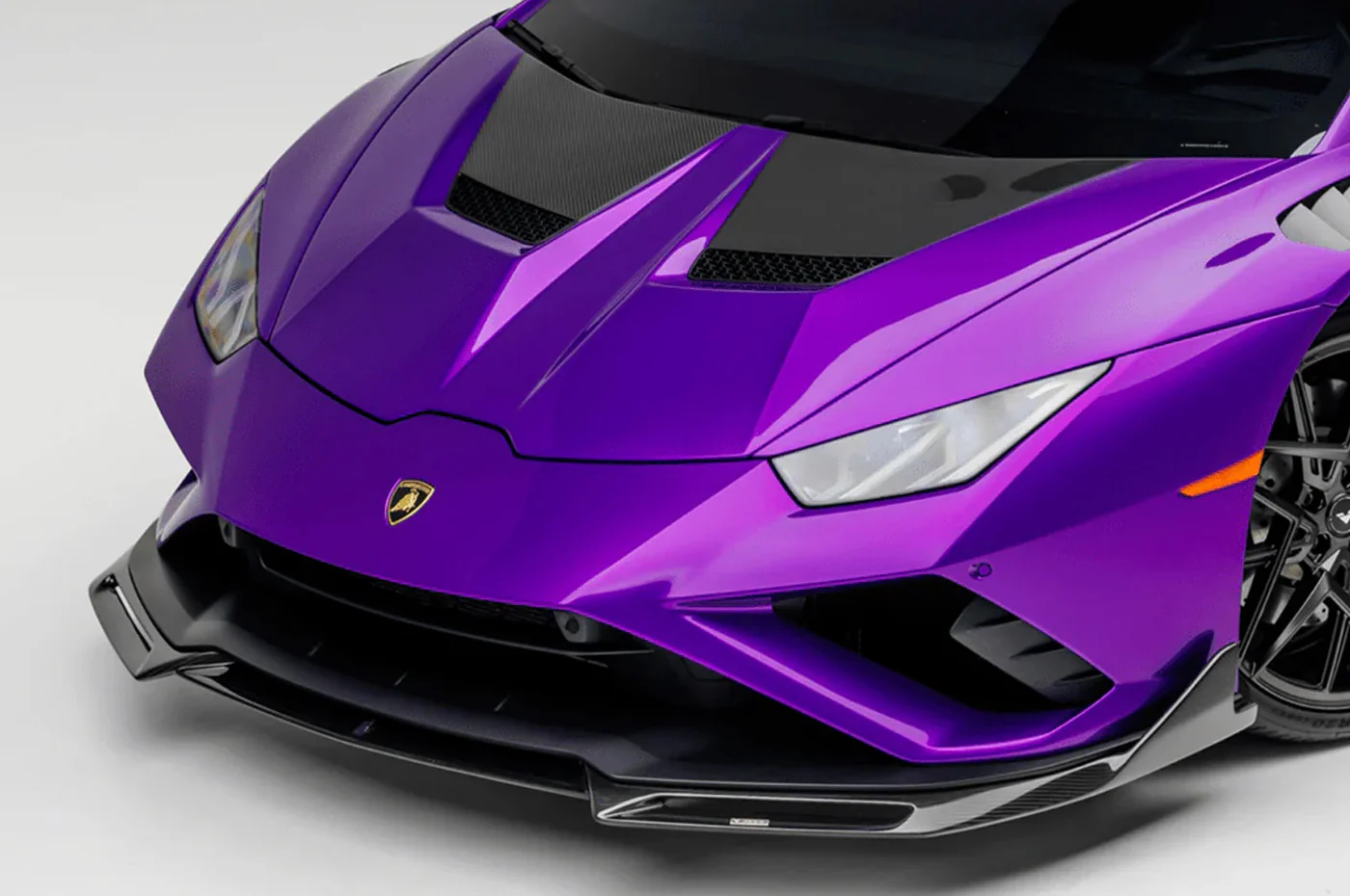 Vorsteiner Lamborghini Huracan Evo Monza Edizione Carbon Fiber Front Spoiler 2WD (3030LOV) - Image 2