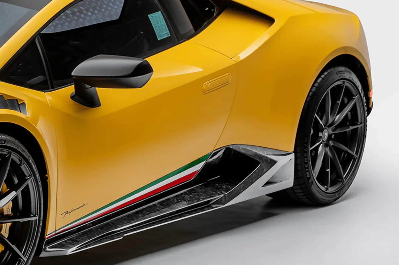 Vorsteiner Lamborghini Huracan Performante Vicenza Edizione Carbon Matrix Aero Side Blades (1030LOV) - Image 2