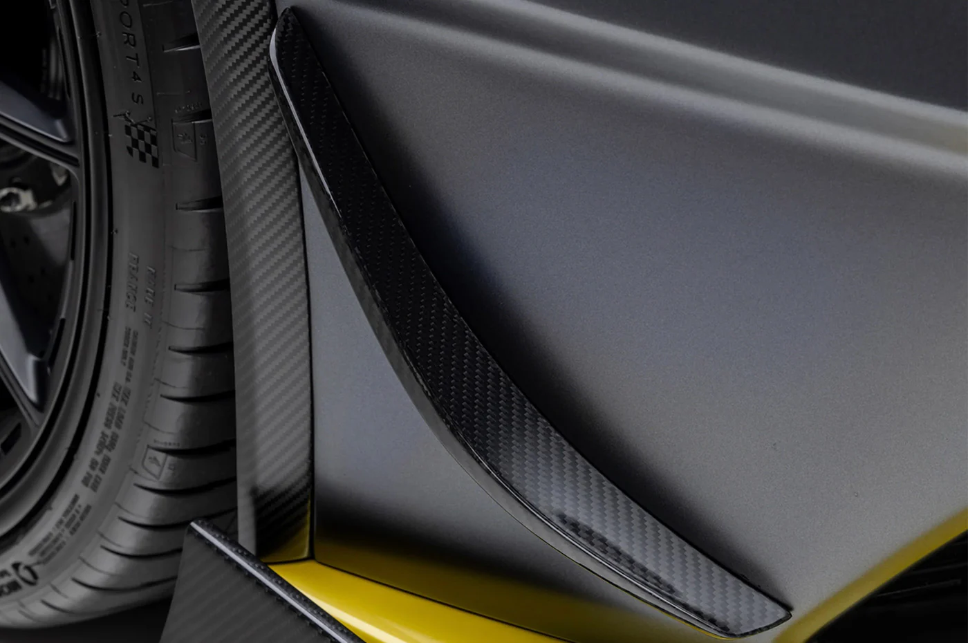 Vorsteiner Lamborghini Huracan STO Carbon Fiber Aero Canards (4055LOV) - Image 2