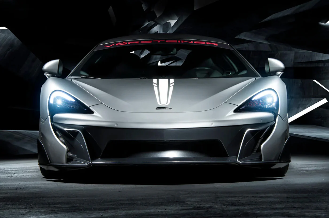 Vorsteiner McLaren 570S VX Aero Carbon Fiber Front Bumper w/ Front Splitter (MVR1110) - Image 6