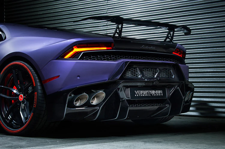 Vorsteiner Novara Edizione Rear Bumper w/ Rear Diffuser For Lamborghini Huracan (0920LOV) - Image 5