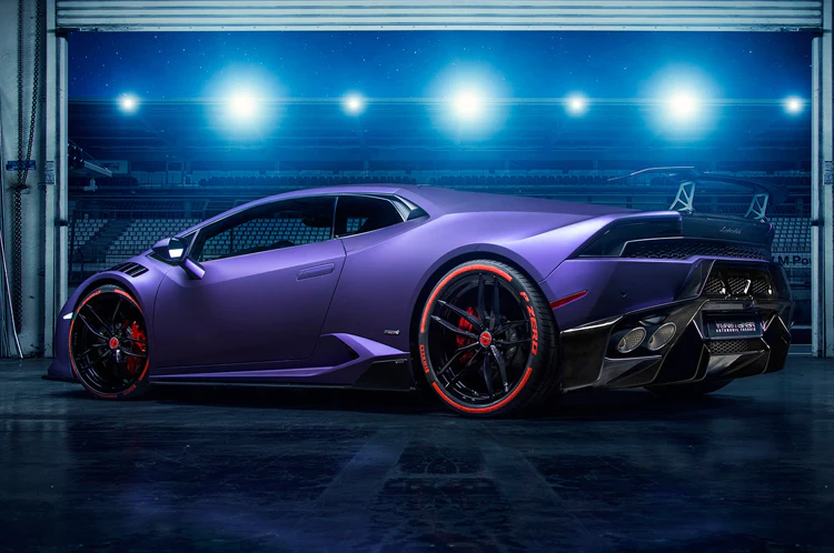Vorsteiner Novara Edizione Rear Bumper w/ Rear Diffuser For Lamborghini Huracan (0920LOV) - Image 6