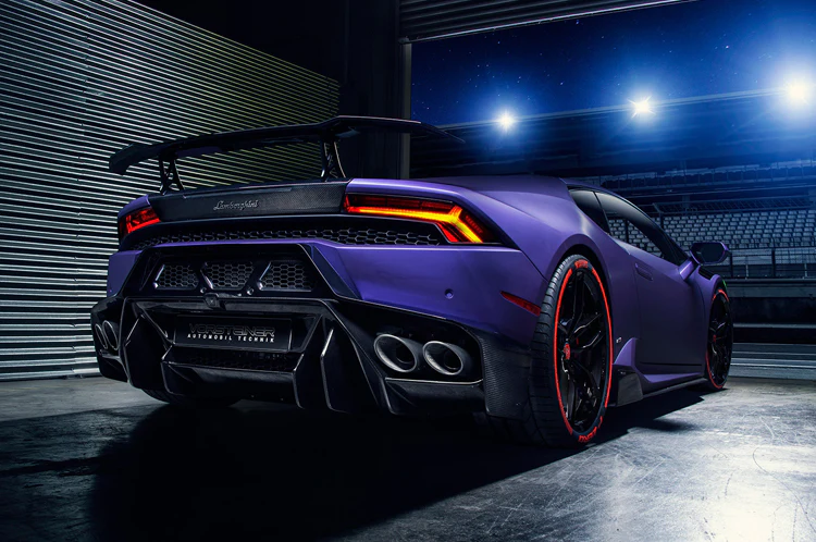 Vorsteiner Novara Edizione Rear Bumper w/ Rear Diffuser For Lamborghini Huracan (0920LOV) - Image 7