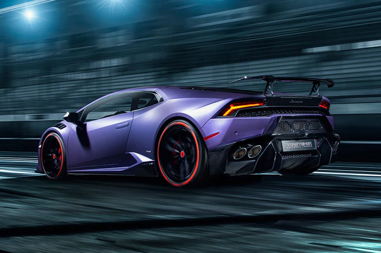 Vorsteiner Novara Edizione Rear Bumper w/ Rear Diffuser For Lamborghini Huracan (0920LOV) - Image 8